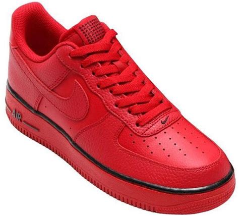 nike air heren rood|Rood Air Force 1 Schoenen (3) .